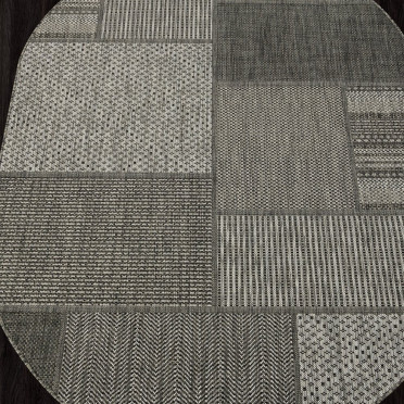 Ковер S139 - GRAY - Овал - коллекция KAIR