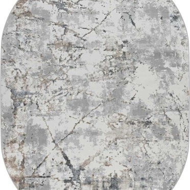 38894A OVAL GREY FLS / BEIGE FLS Olimpos