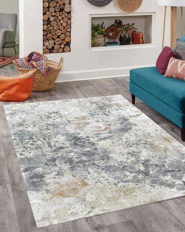 Ковер бельгийский 850085151 Mayumi (Вискоза, серый)