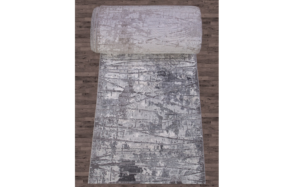 Турецкая ковровая дорожка 03752A GREY - коллекция ARMINA