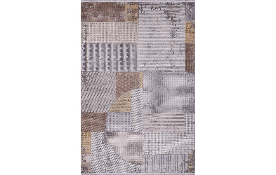 Ковер 20970A - GREY / D.GREY - Прямоугольник - коллекция MILANO