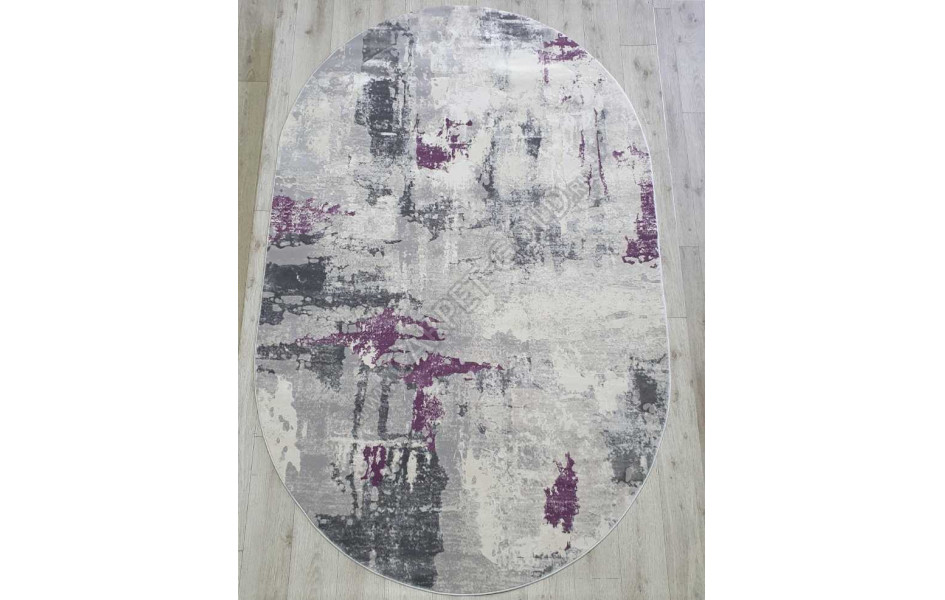 Ковер 36506A OVAL GREY / LILA Amatis (Reis)