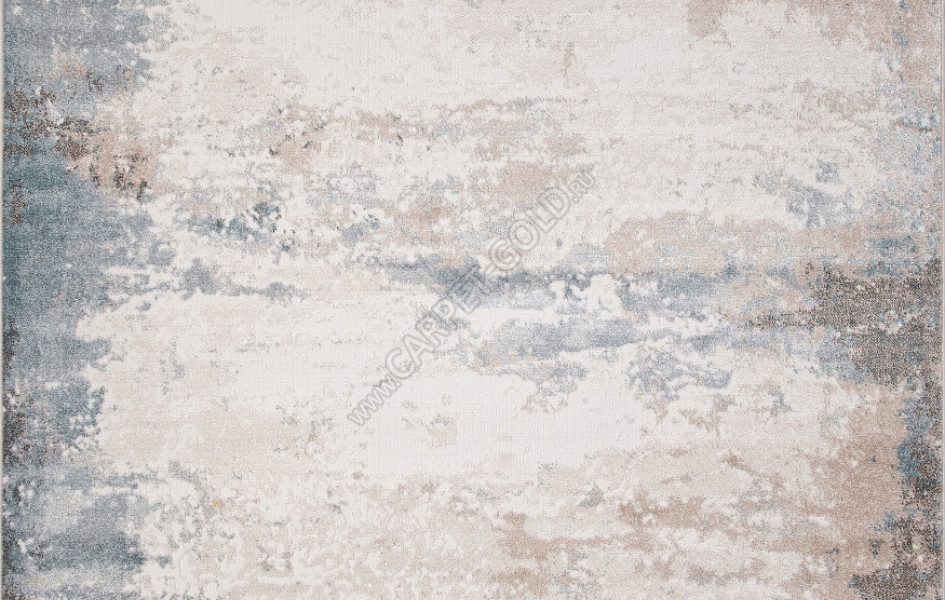 Российский ковер D994 - BEIGE-BLUE - Прямоугольник - коллекция NATUREL