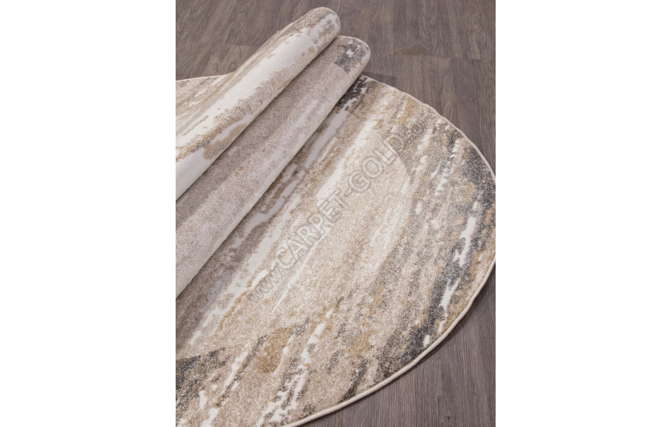 Ковер D983 - BEIGE - Овал - коллекция NATUREL