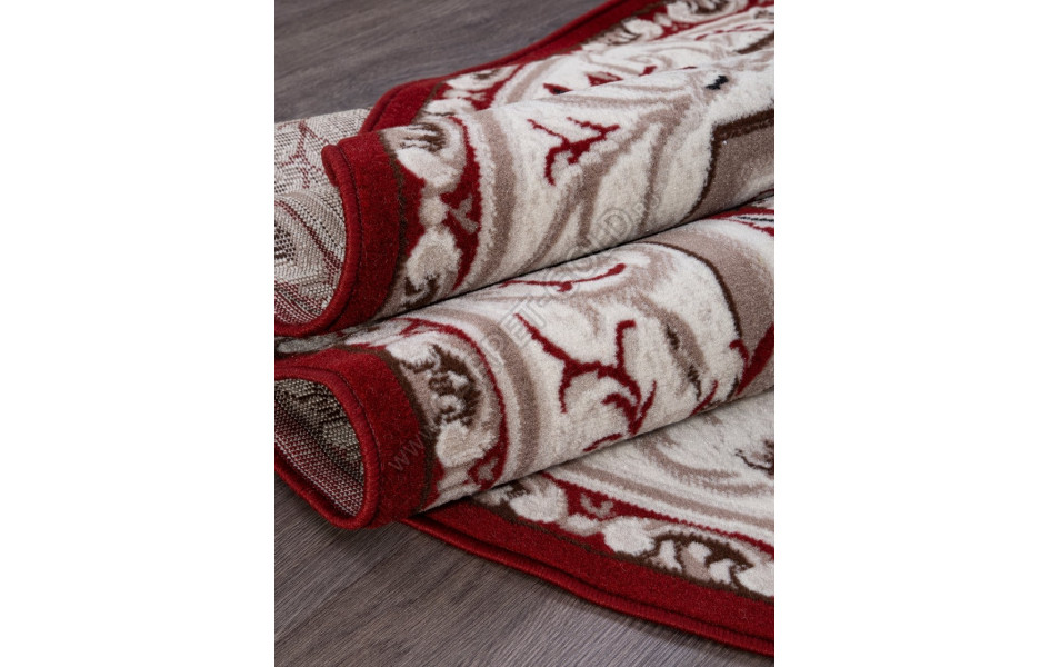 Ковер 5439 - RED - Овал - коллекция GAVANA