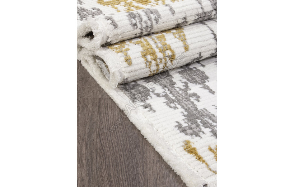 Ковер A948AW - P.WHITE / L.GREY - Прямоугольник - коллекция JOLI