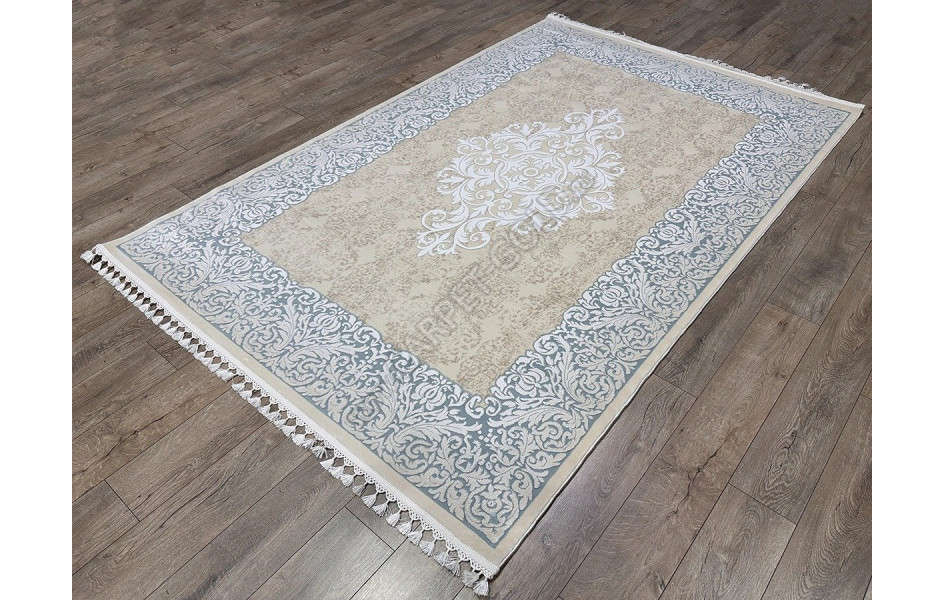 Турецкий ковер Istinia 2983A B.BEIGE B.BLUE