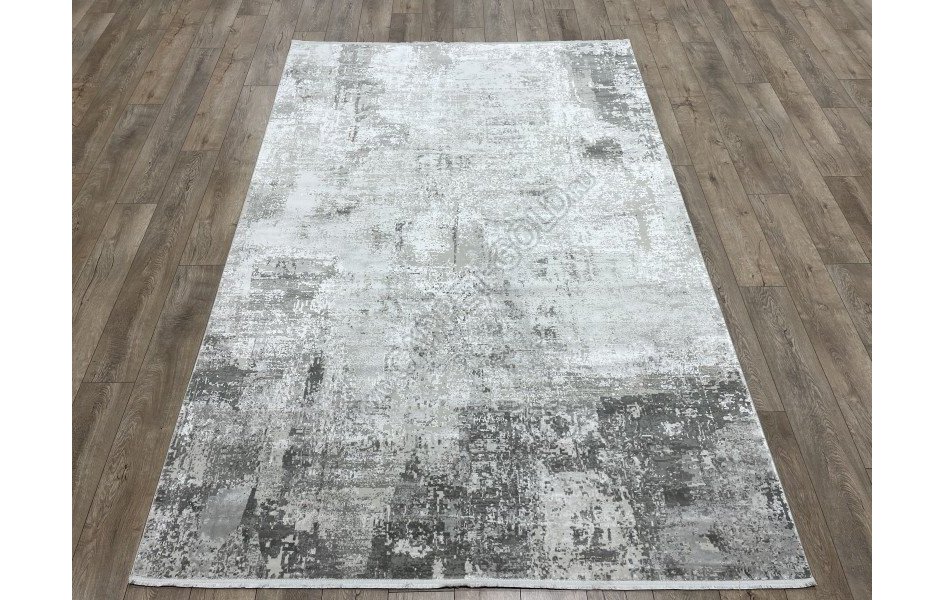 Ковер турецкий 1093 GRI LUXURY DOKU бамбуковый шелк