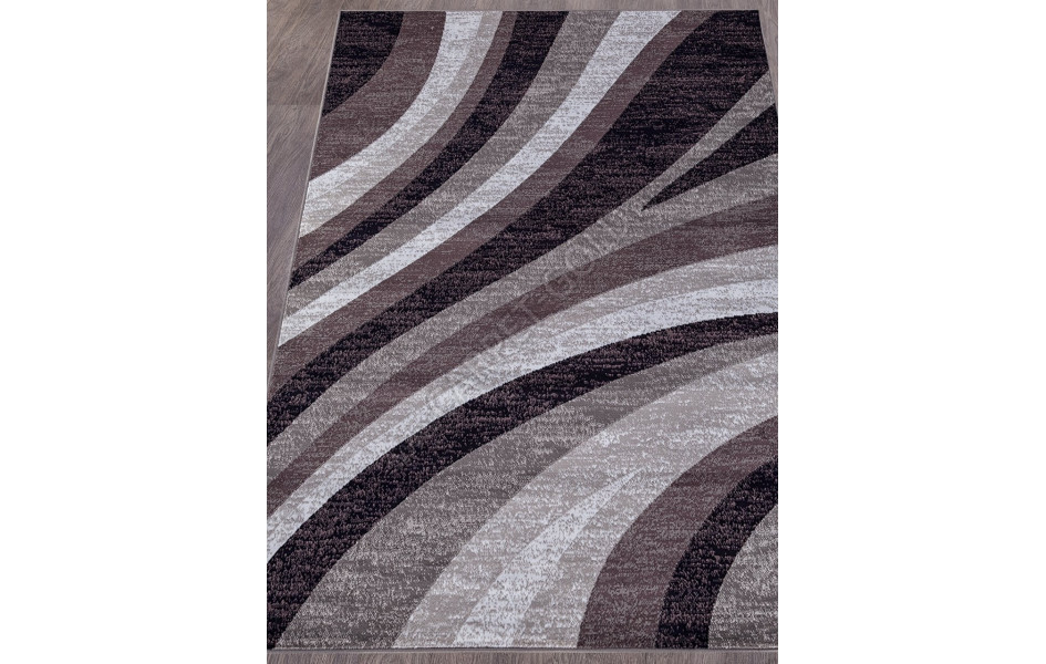 Ковер D234 - GRAY-PURPLE - Прямоугольник - коллекция SILVER