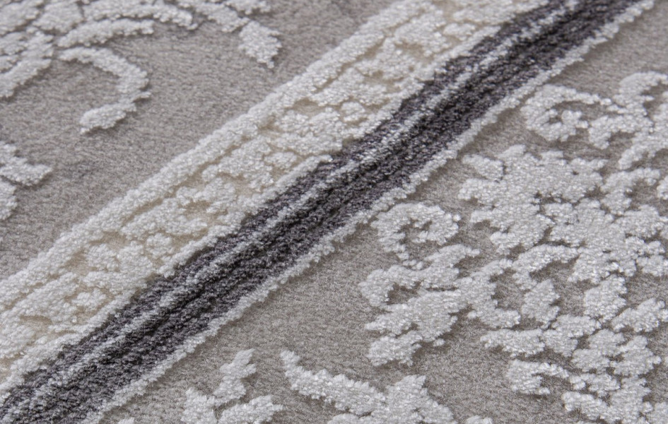 Ковер 32229A - GREY / WHITE - Прямоугольник - коллекция ANATOLIA
