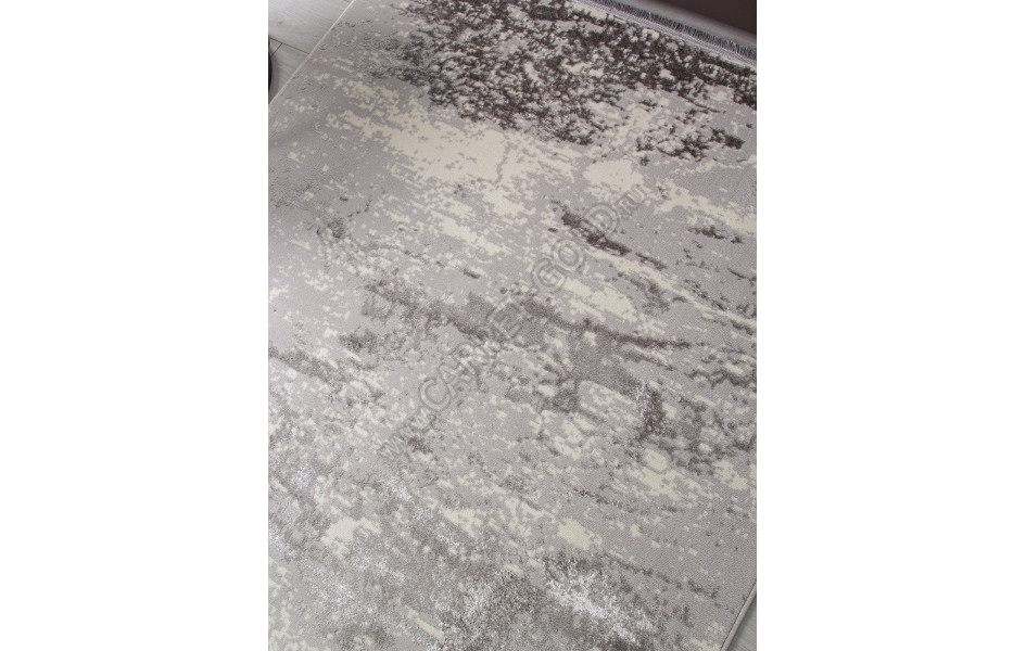 Ковер 3062G - GREY / GREY - Прямоугольник - коллекция LORA