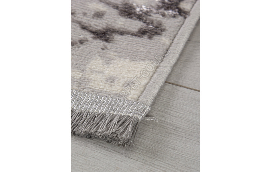 Ковер 3062G - GREY / GREY - Прямоугольник - коллекция LORA